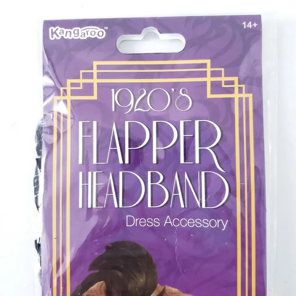 Flapper Headband 1920s Roaring 20s Costume NEW
